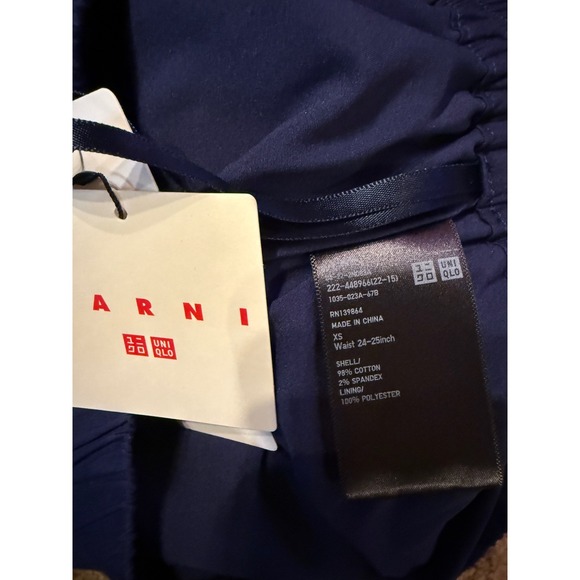 Uniqlo x Marni NWT Navy Balloon Skirt Size XS Avant Garde Volume Casual‎ - Picture 6 of 9